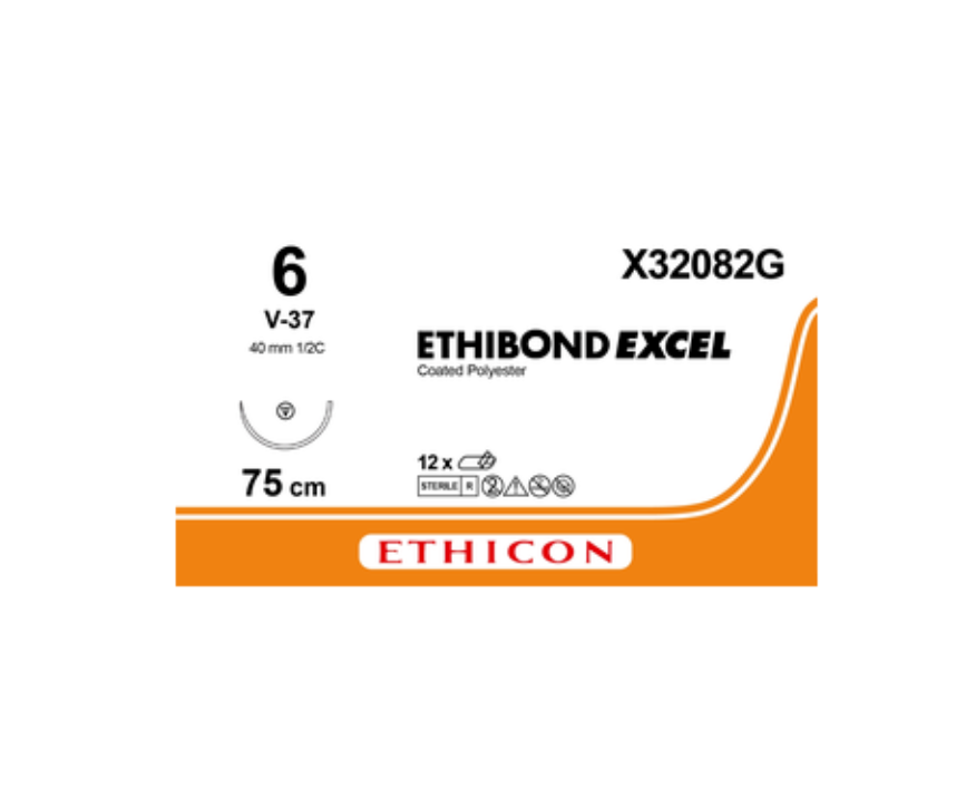 Ethibond 6 sutur V-37 75cm X32082G /st