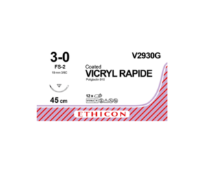 Vicryl Rapid 3-0 sutur FS-2 45cm V2930G /1dz