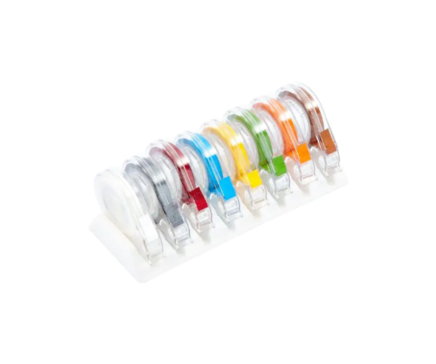 Märktejp för instrument etc.