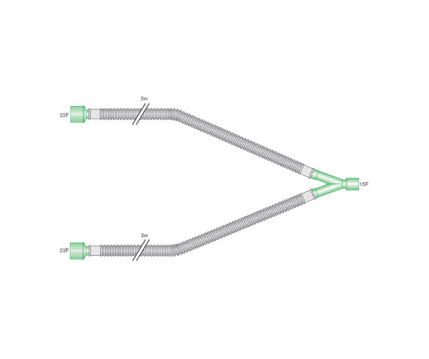 Andningssystem 15x2000mm /st