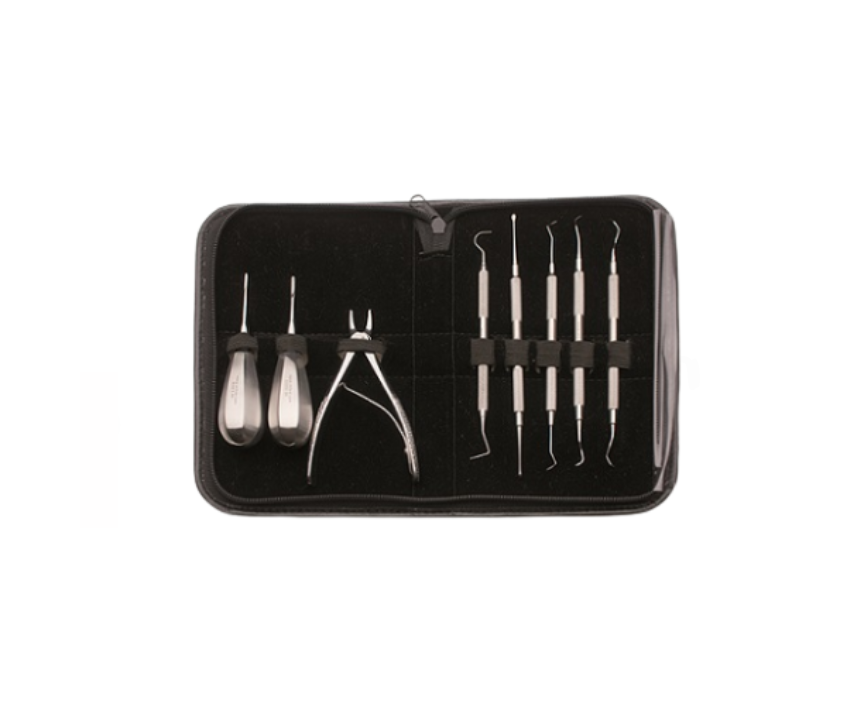 Tandinstrument set Katt 8st