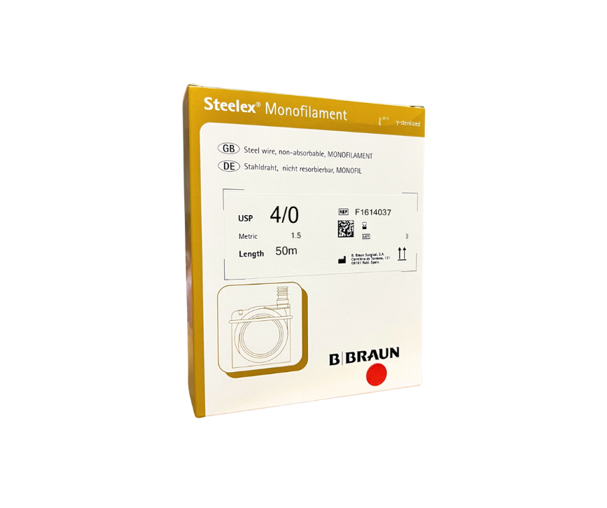 Monofil stål sutur