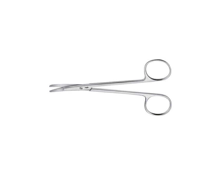 Kilner sax, böjd med platt spets, 125mm