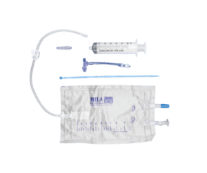 Centesis valve med uppsamlingspåse /st