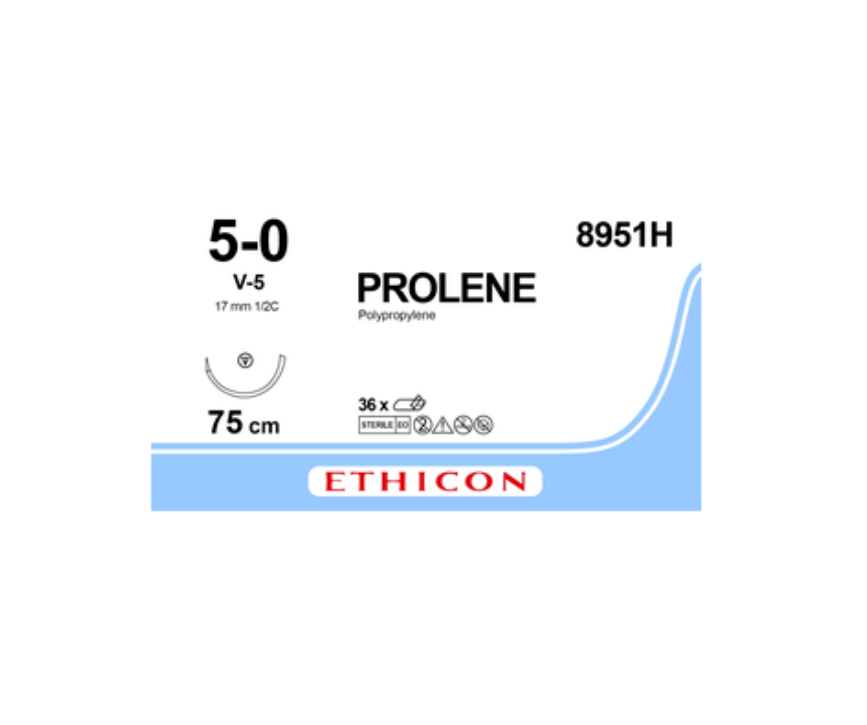 Prolene 5-0 sutur