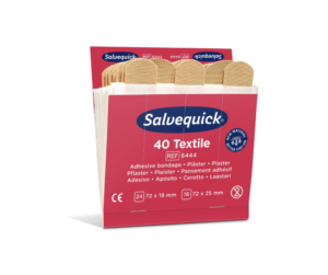 Plåster Salvequick refill textil /40st