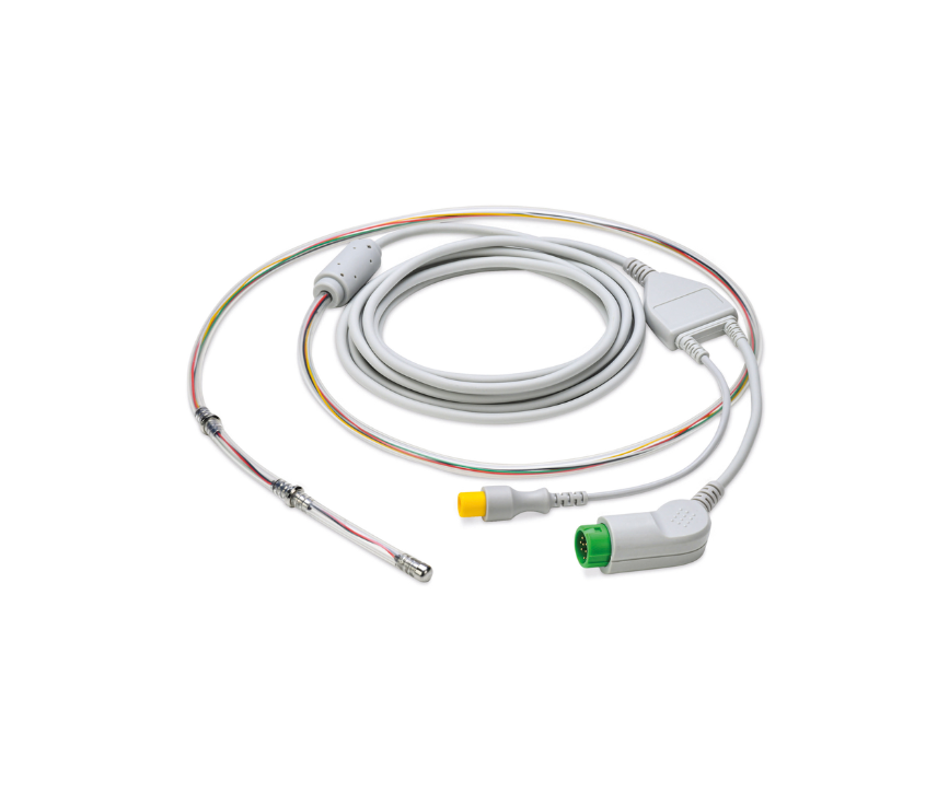 EKG- & temperatursond (oesophagus)