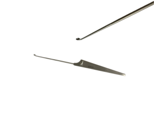 Curette 3mm 30° böjd, 23,5cm
