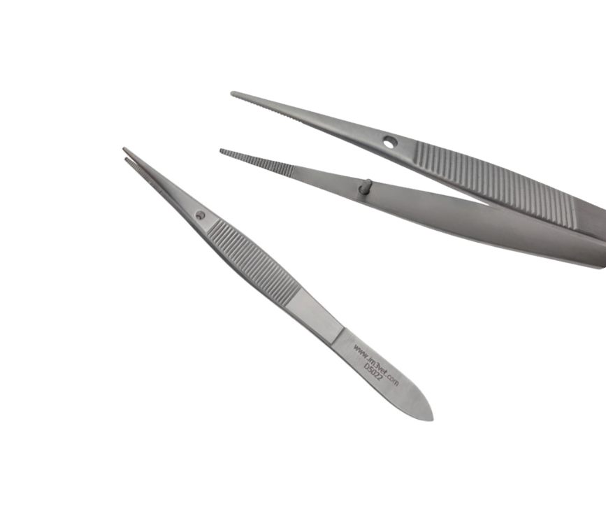 Pincett tandad 10cm