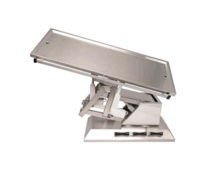 Vetinox operationsbord rostfritt, lateral tilt