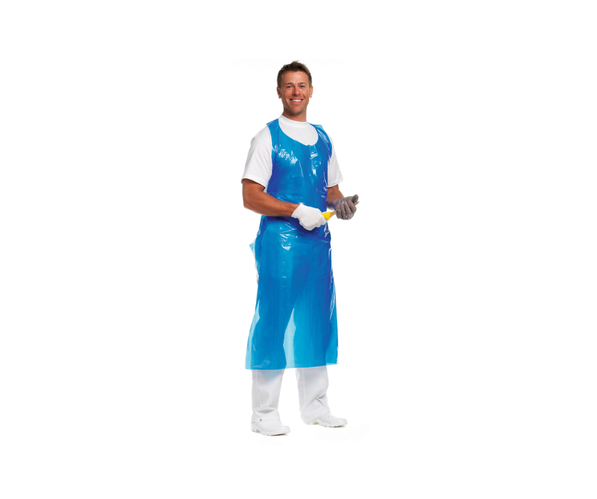 Worksafe Förkläde PE blått /50st