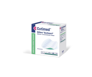 Sårförband Cutimed Siltec Sorbact 10x10cm /10st