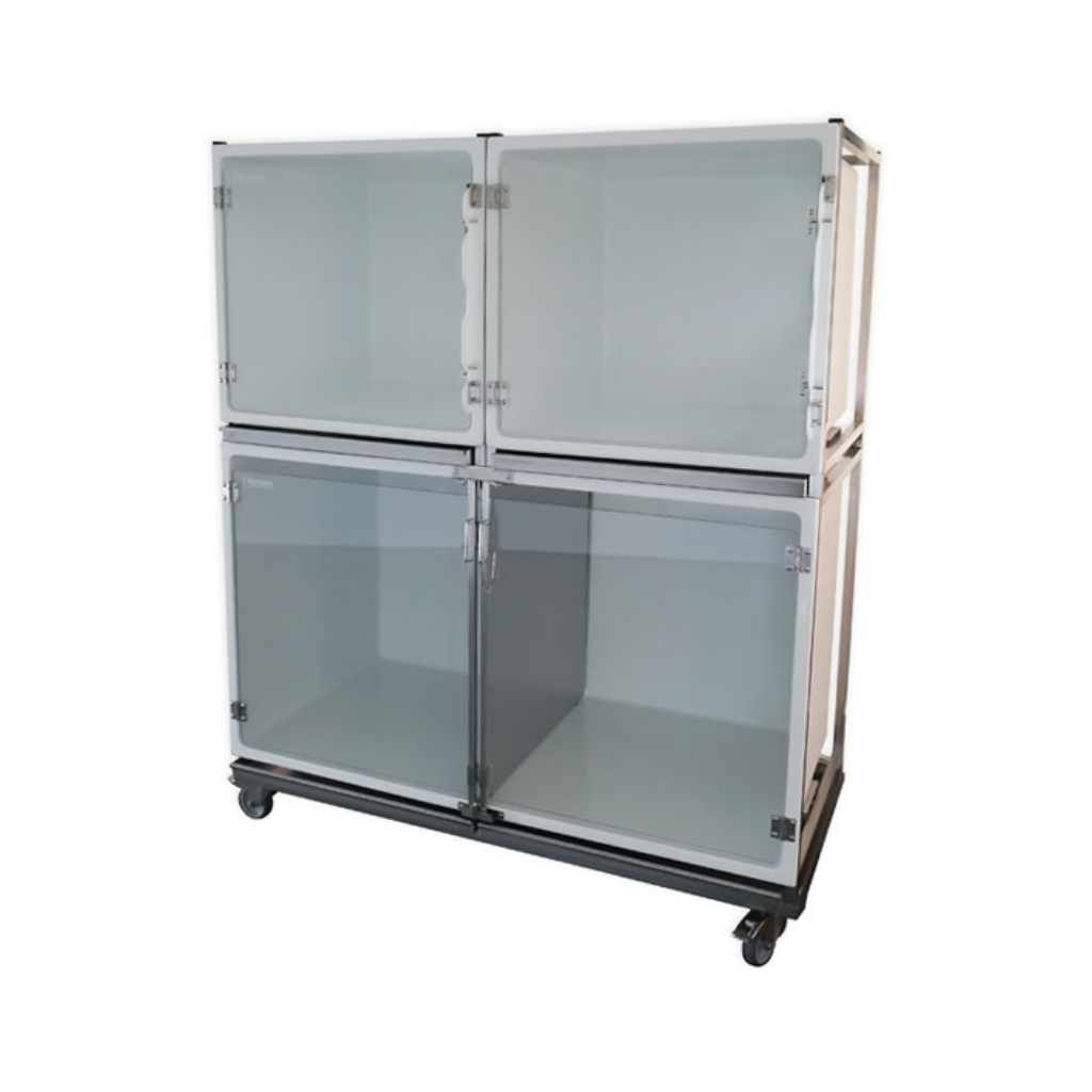Klinikbur set polyester (1C+2B) glas