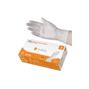 Evercare vinylhandskar (extra)