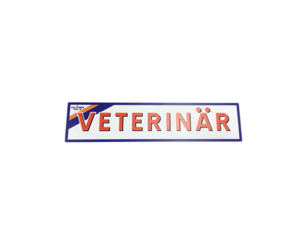 35515 veterinärskylt häftande scandivet