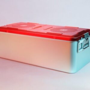 Box container röd 580x280x200mm