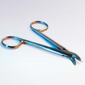 Sutursax stål 12cm vinklad