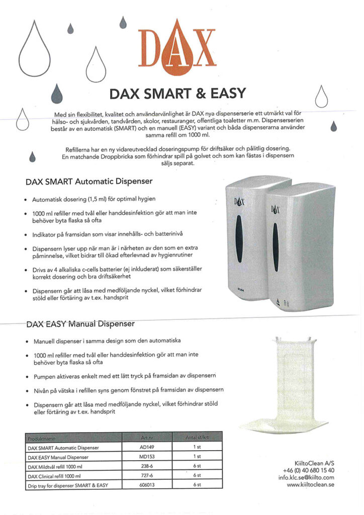 dax smart & easy produktinformation