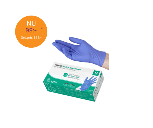 Evercare nitrilhandskar (svea)