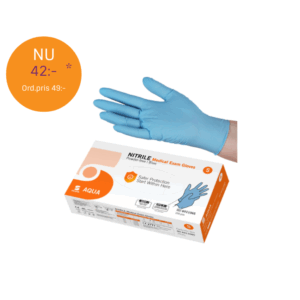 Selefa nitrilhandskar (aqua)
