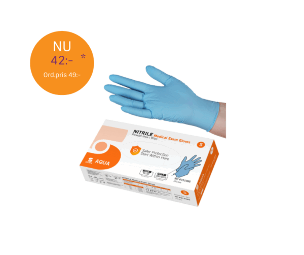 Selefa nitrilhandskar (aqua)