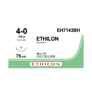 21087 Ethilon 4-0 FS-2 75cm EH7143BH scandivet