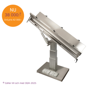Vetinox operationsbord ELITE V-top, rostfritt, tilt