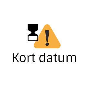 Kort datum - Skynda fynda!